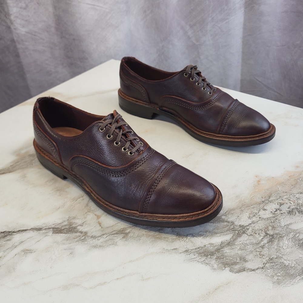 Allen Edmonds Overlord Cap Toe Oxfords Siz 9.5 D Men's Brown